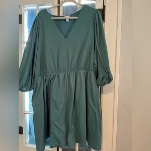 Ava and Viv Green Dress size 3x